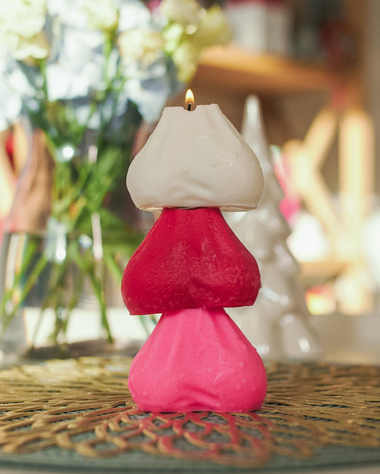 Brennende Hoden Kerze