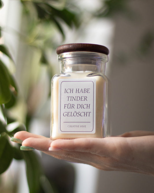 ICH HABE TINDER FÜR DICH GELÖSCHT